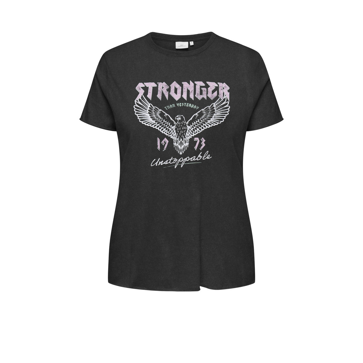 ONLY CARMAKOMA T-shirt zwart