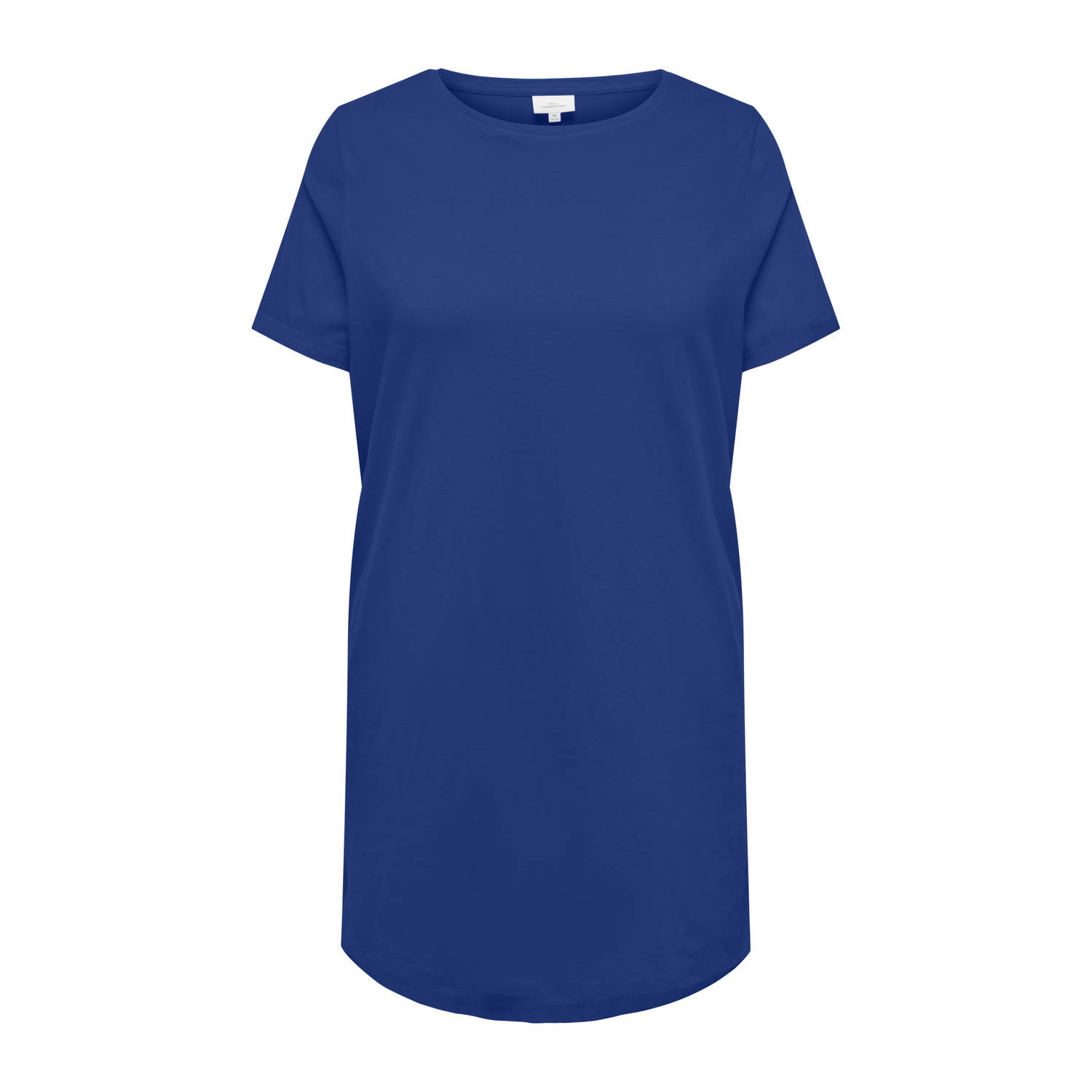 ONLY CARMAKOMA T-shirtjurk blauw