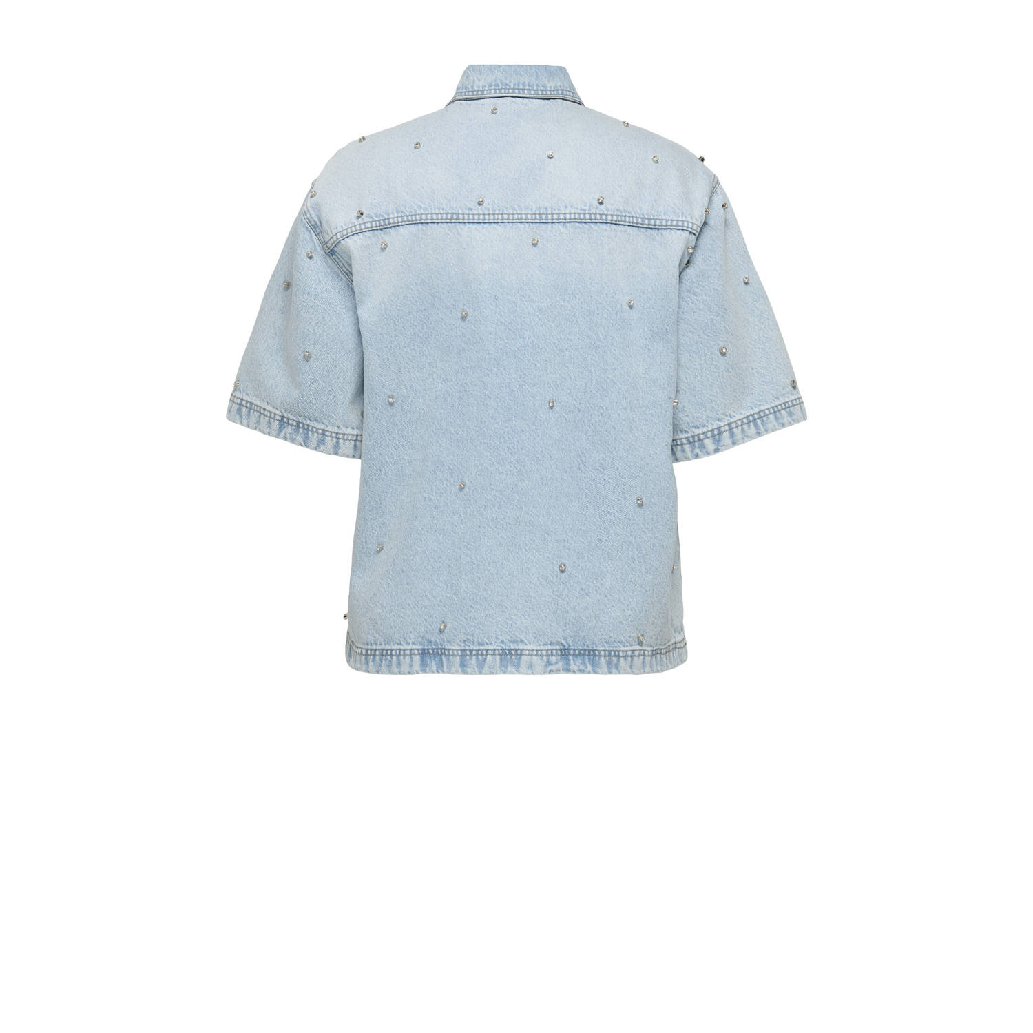 ONLY CARMAKOMA denim blouse light blue denim