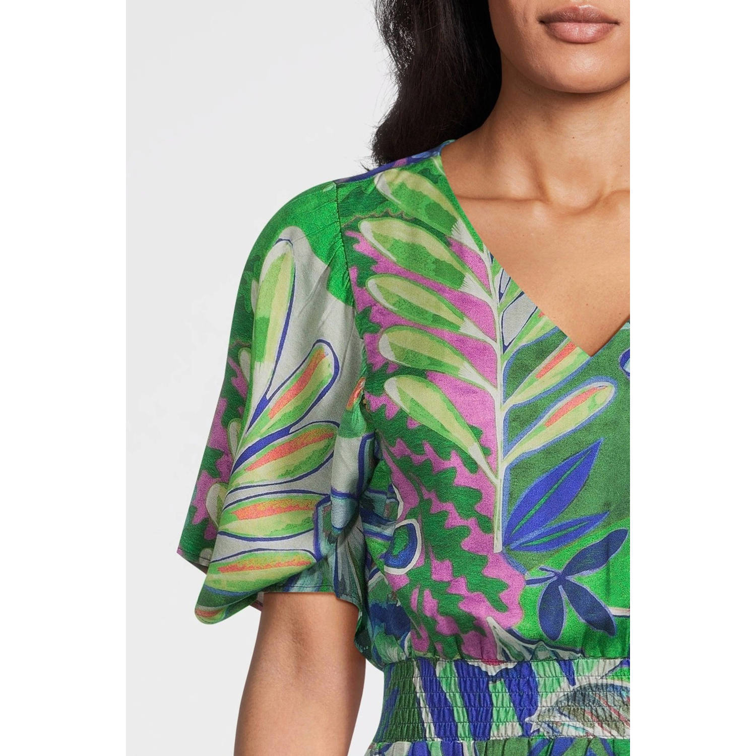 Geisha zomerjurk multi