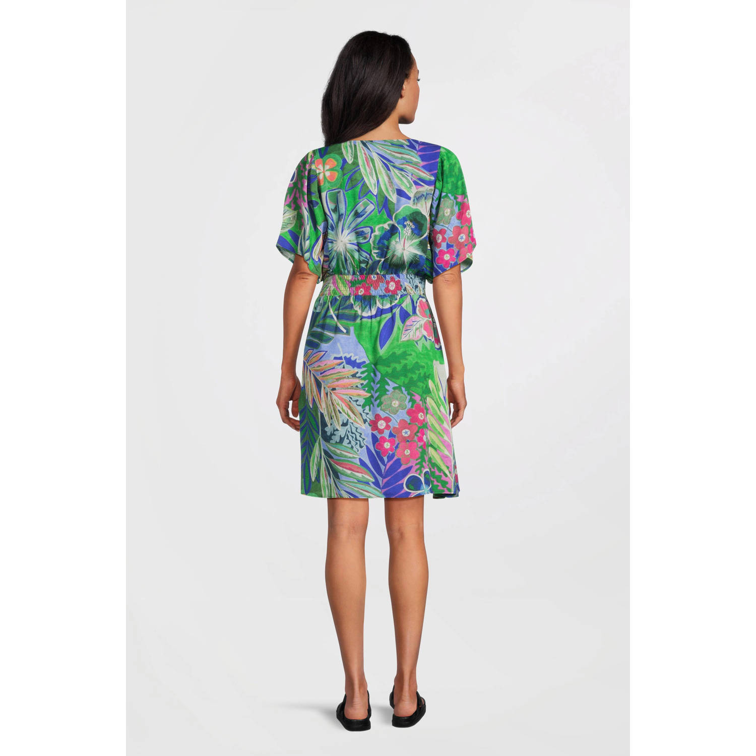 Geisha zomerjurk multi