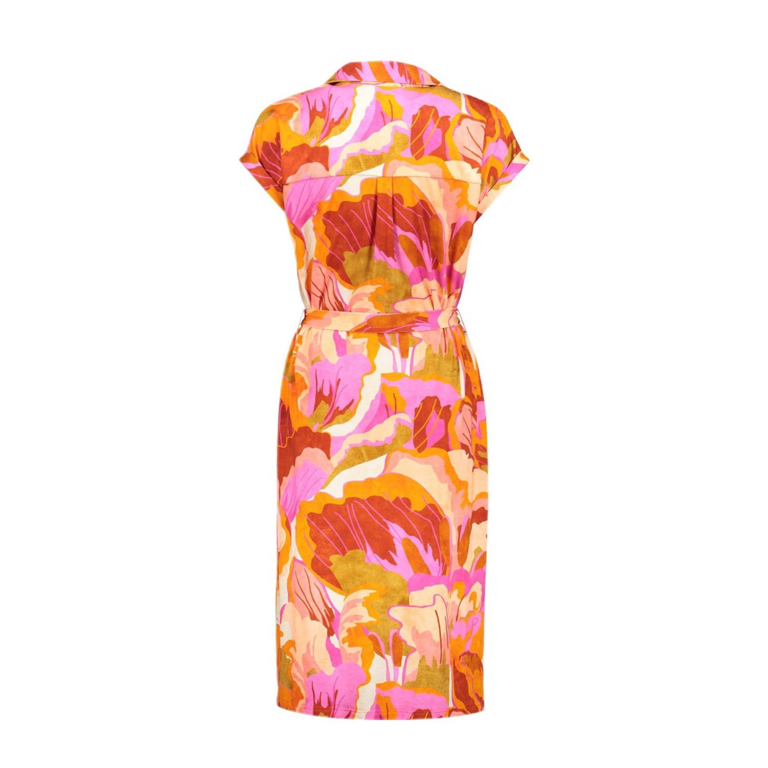 Geisha blousejurk oranje