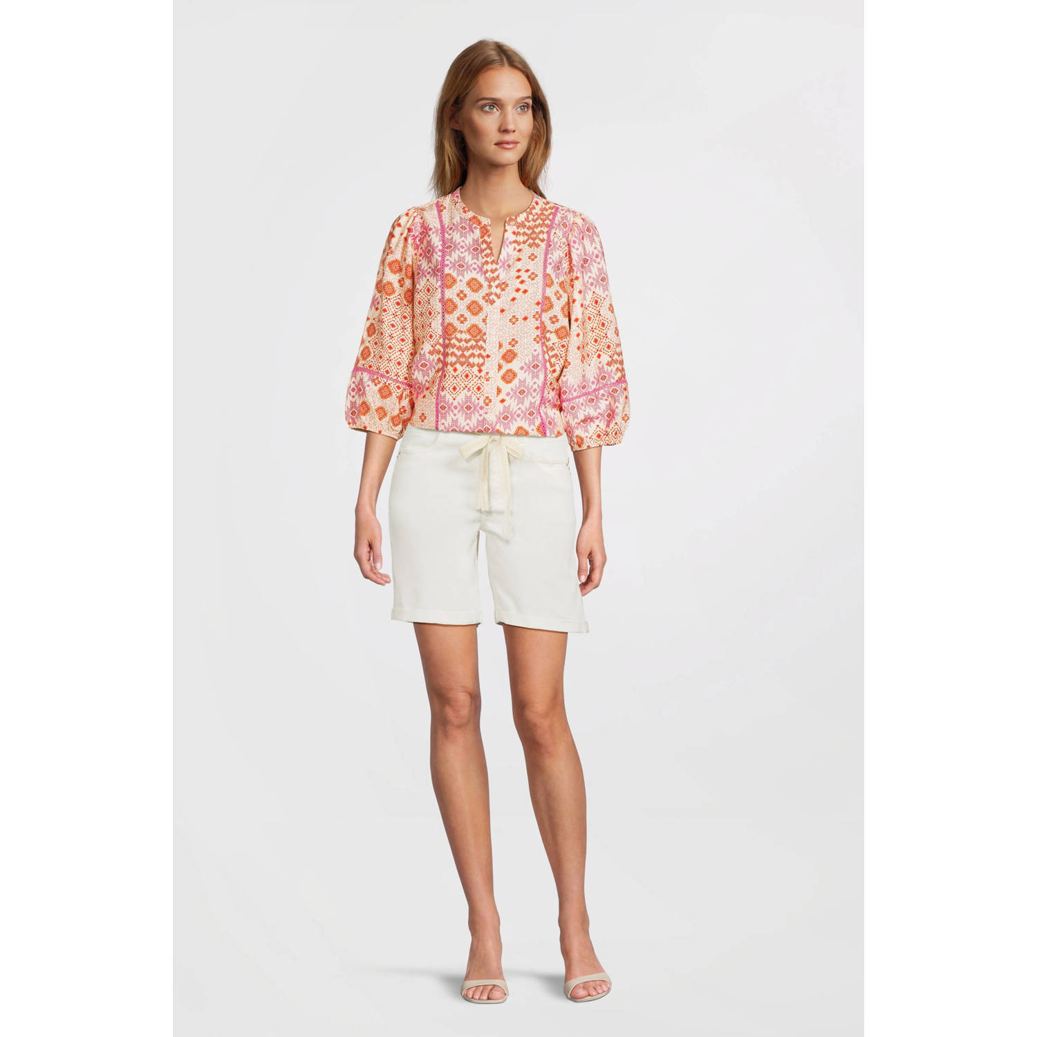 Geisha blousetop roze