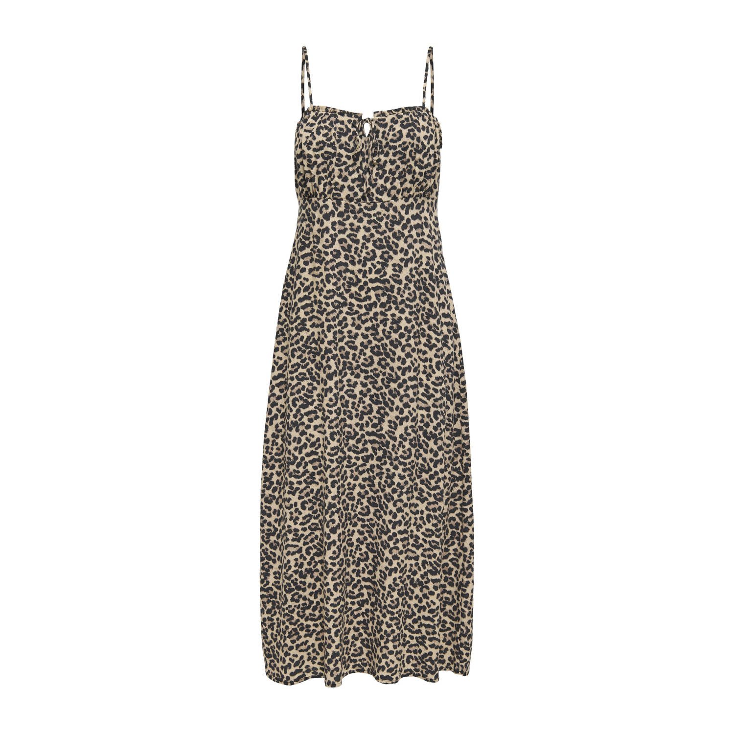 ONLY CARMAKOMA zomerjurk bruin