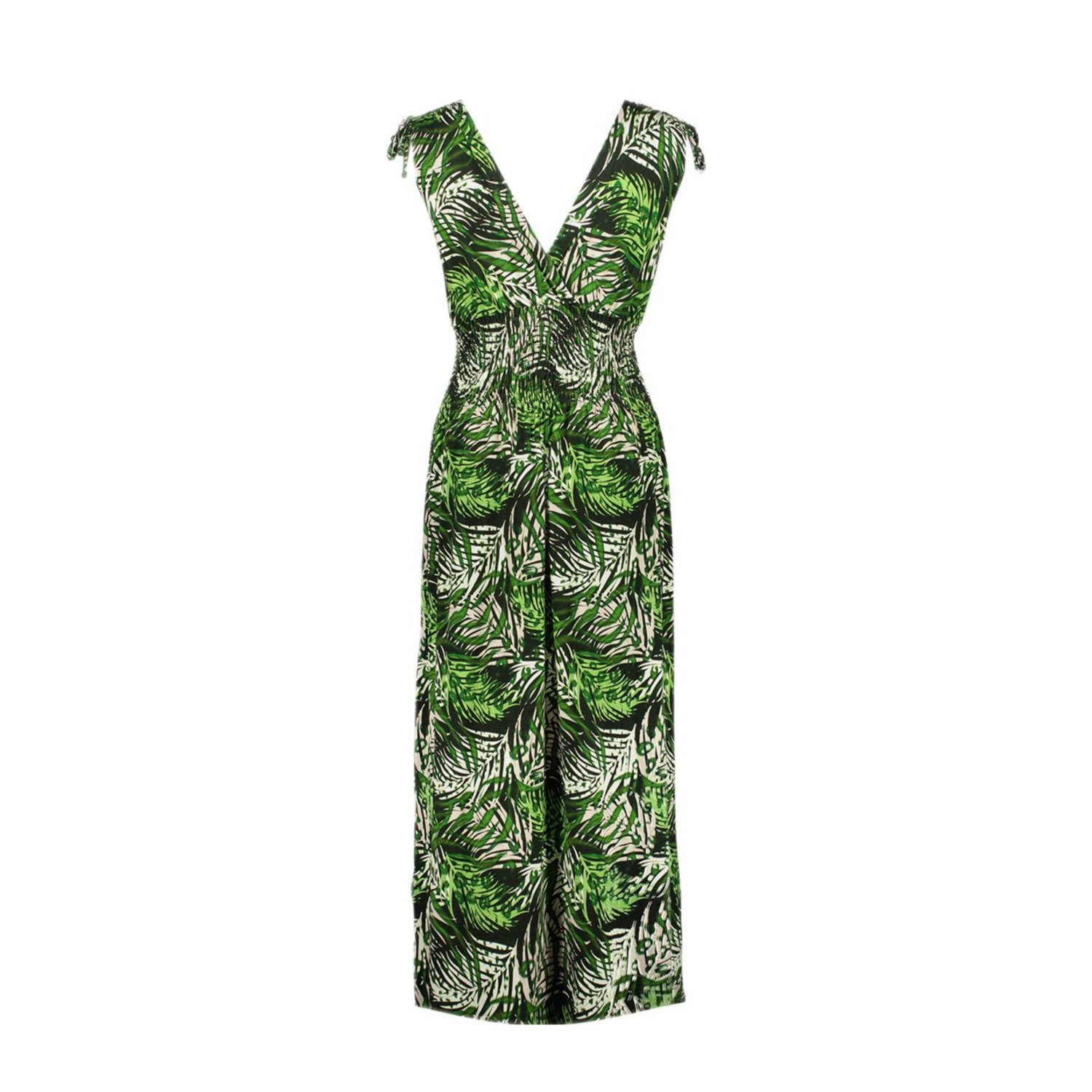 Geisha zomerjurk groen