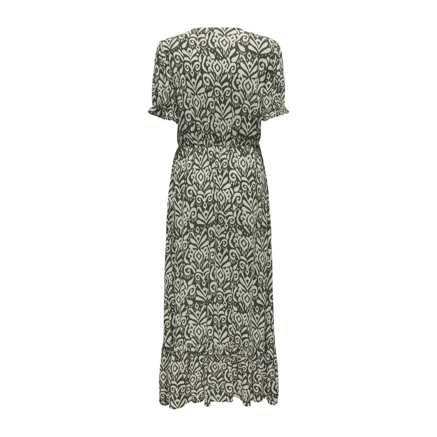 ONLY CARMAKOMA A-lijn jurk kaki beige
