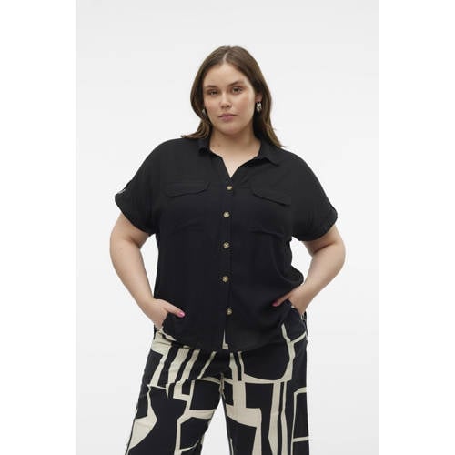 VERO MODA CURVE blouse zwart afbeelding
