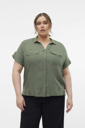 blouse kaki