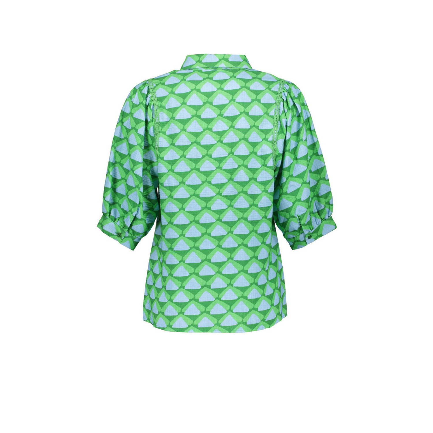 Geisha blouse groen