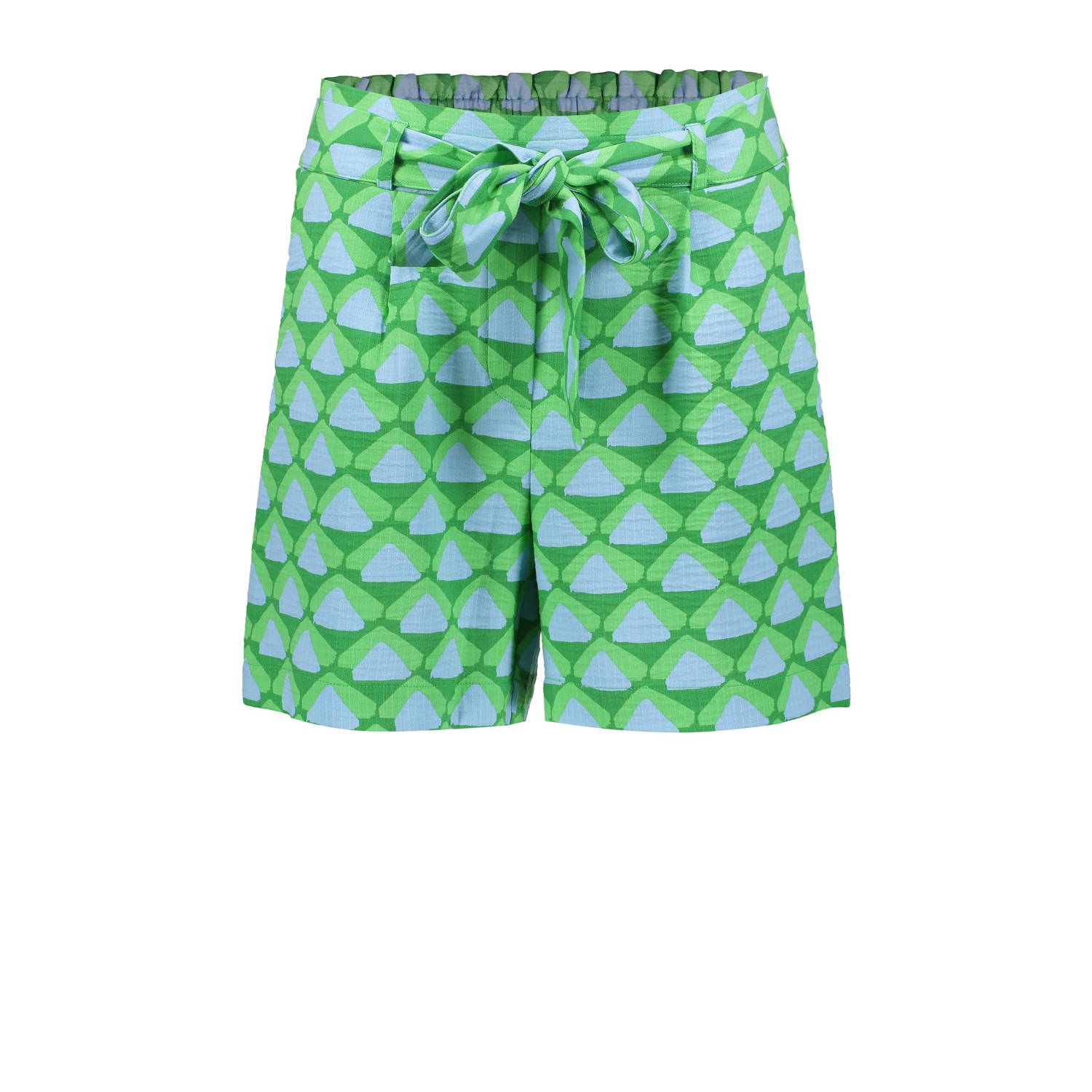 Geisha straight high waist casual short groen