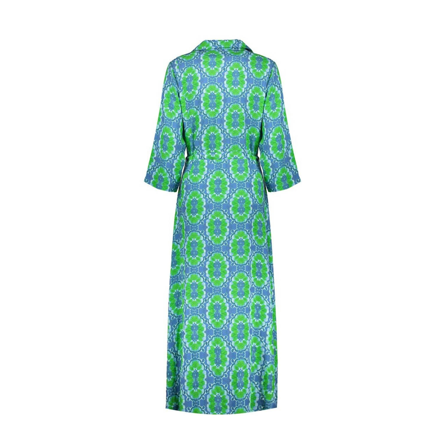 Geisha zomerjurk blauw