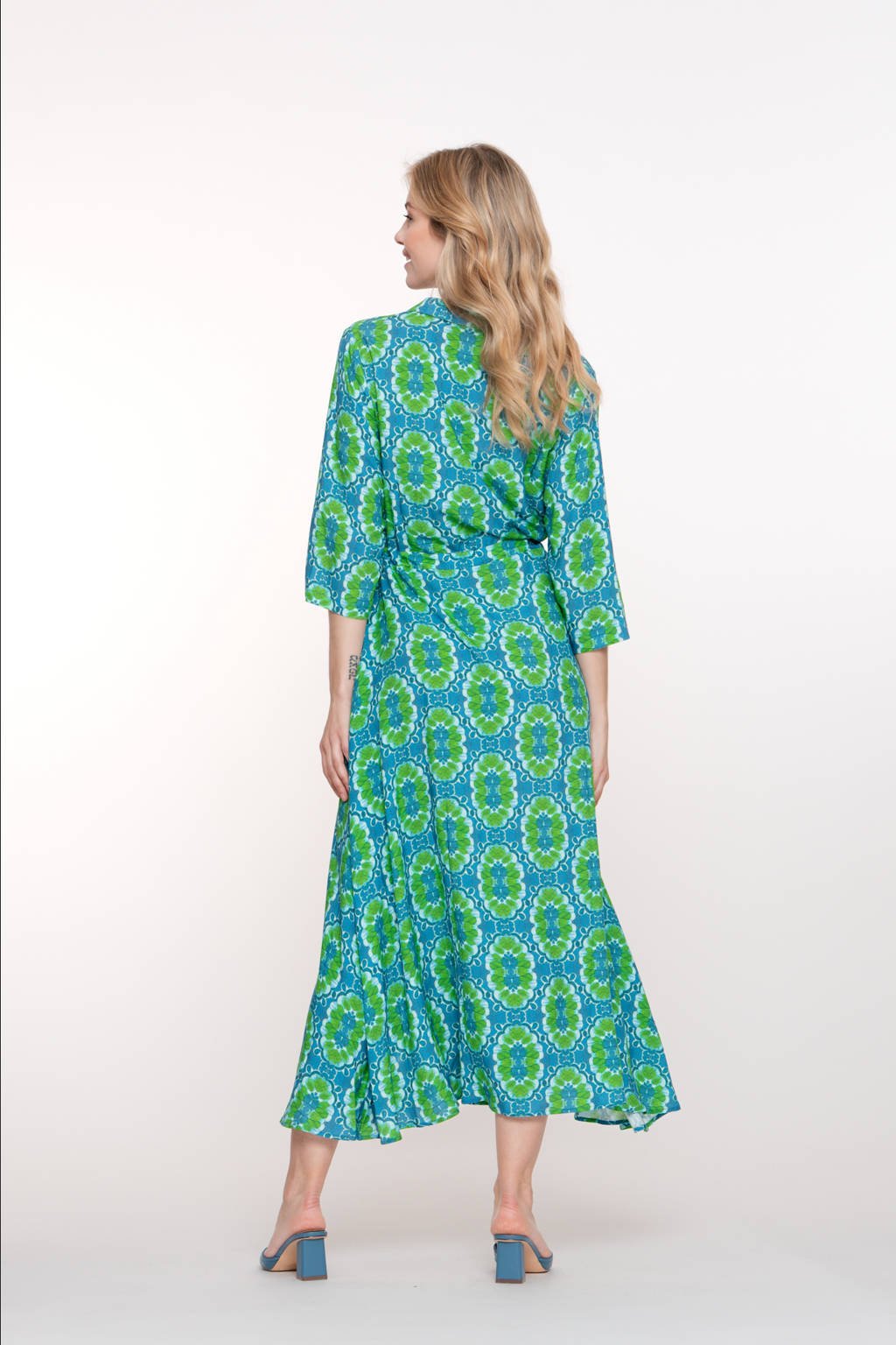 Geisha zomerjurk blauw kopen? Morgen in huis wehkamp