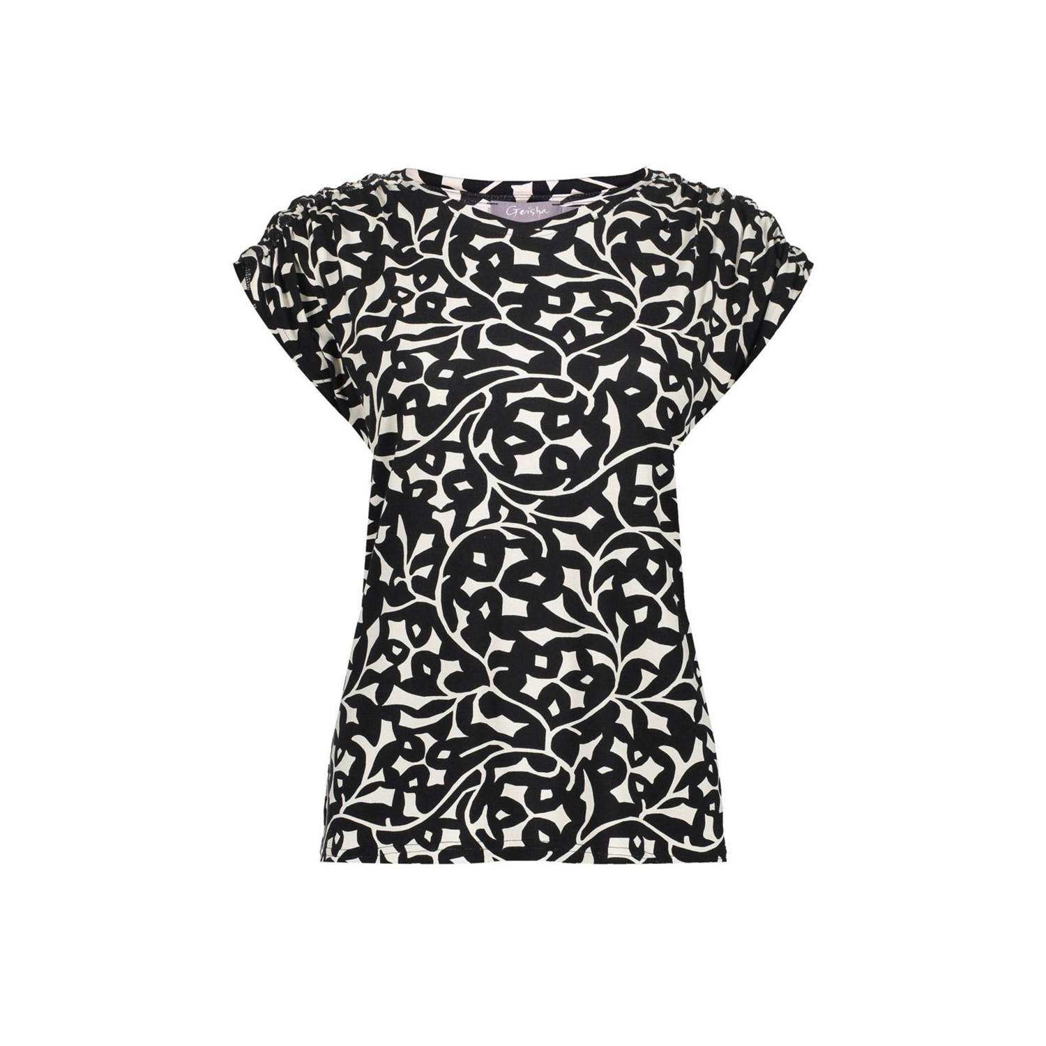Geisha top zwart