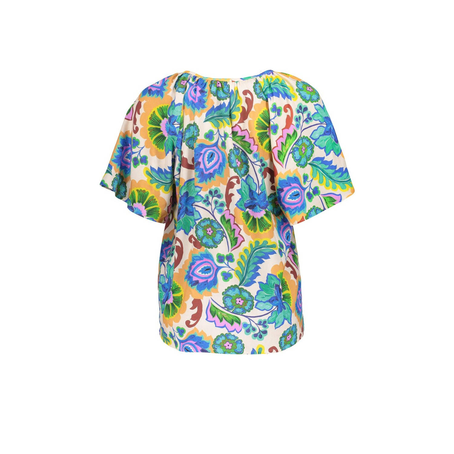 Geisha top blauw