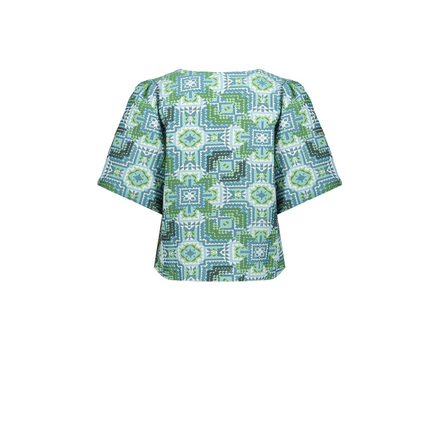 Geisha blousetop blauw