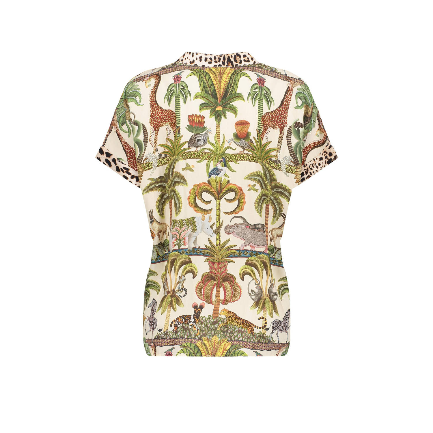 Geisha blouse groen