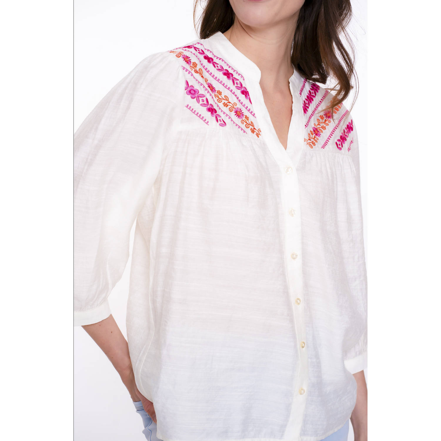 Geisha blouse wit