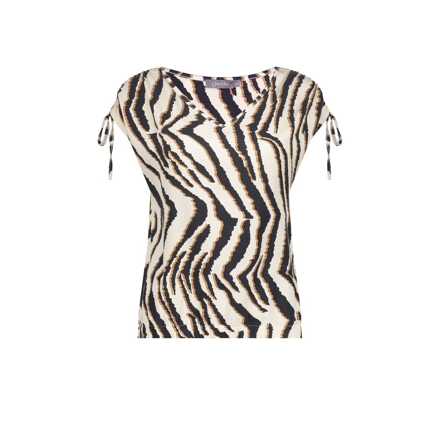 Geisha top zwart