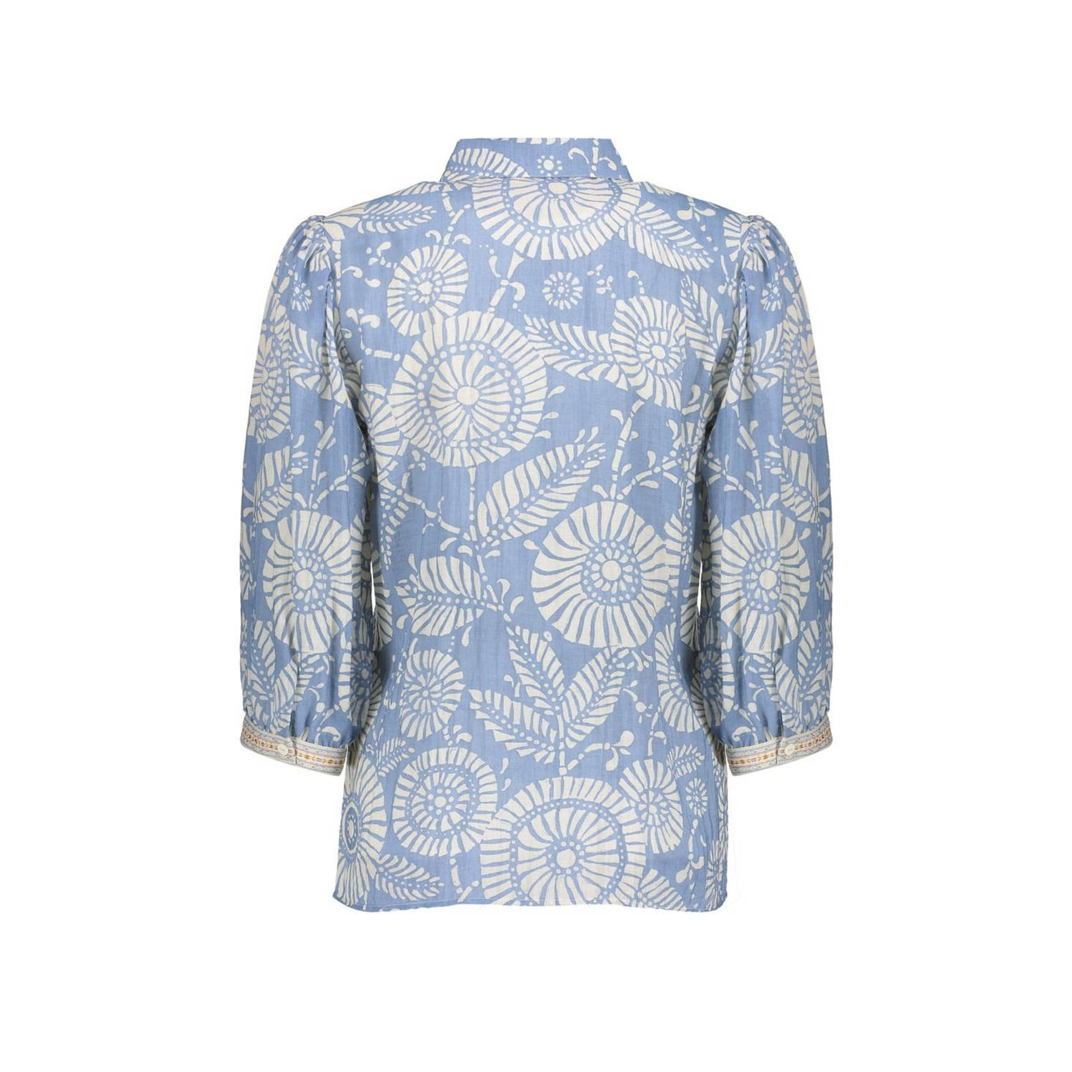 Geisha blouse blauw
