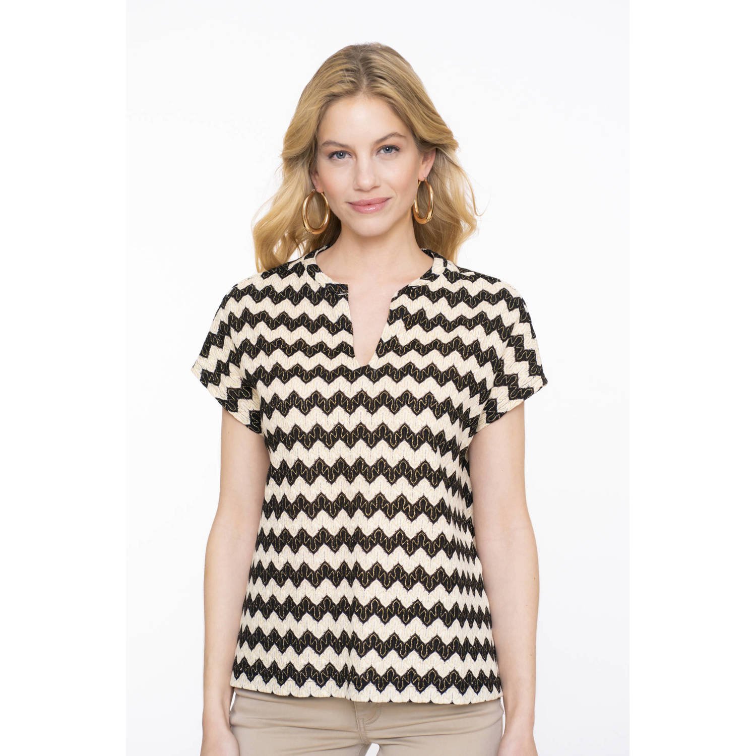 Geisha top zwart