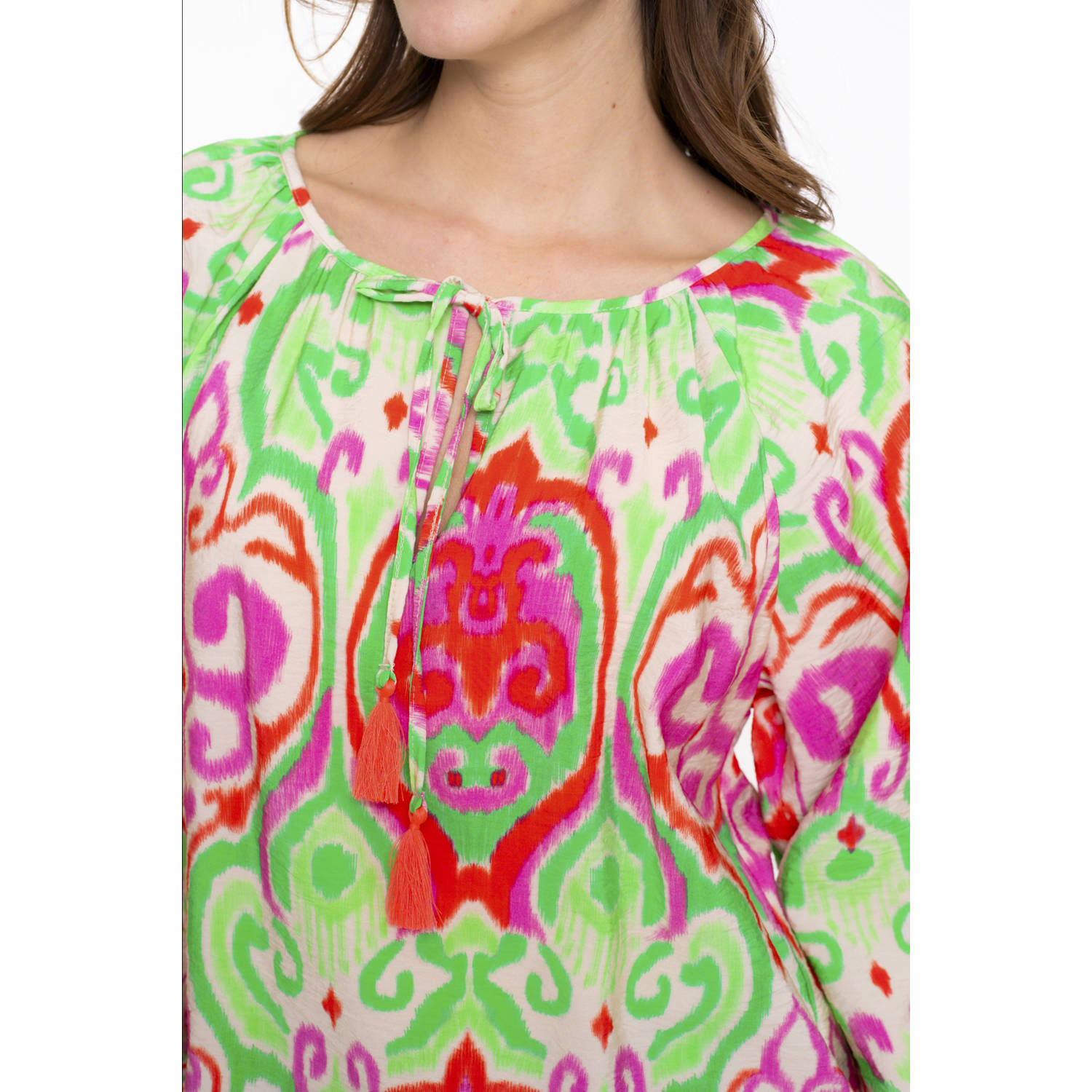 Geisha blousetop groen
