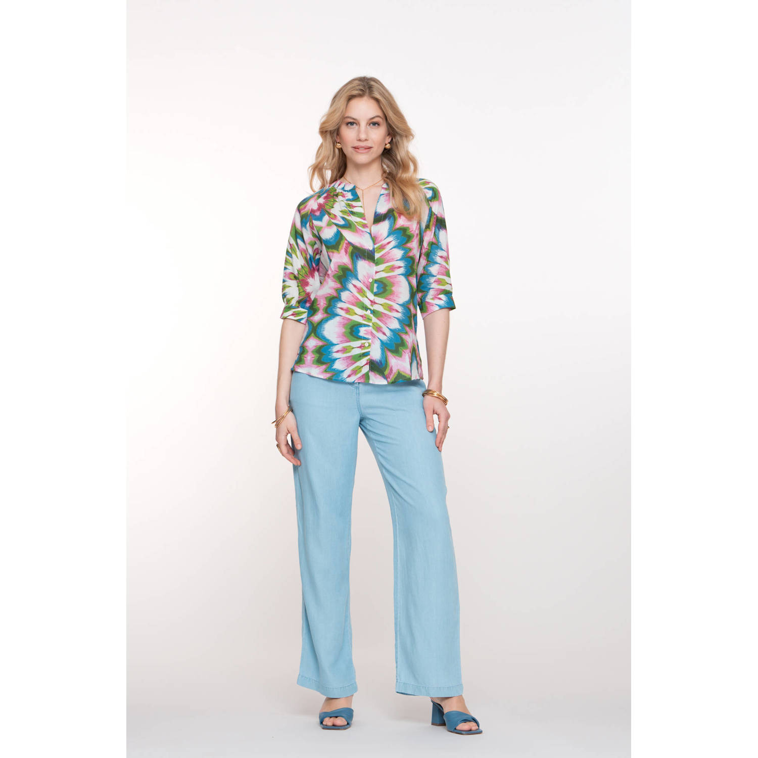 Geisha blouse geel