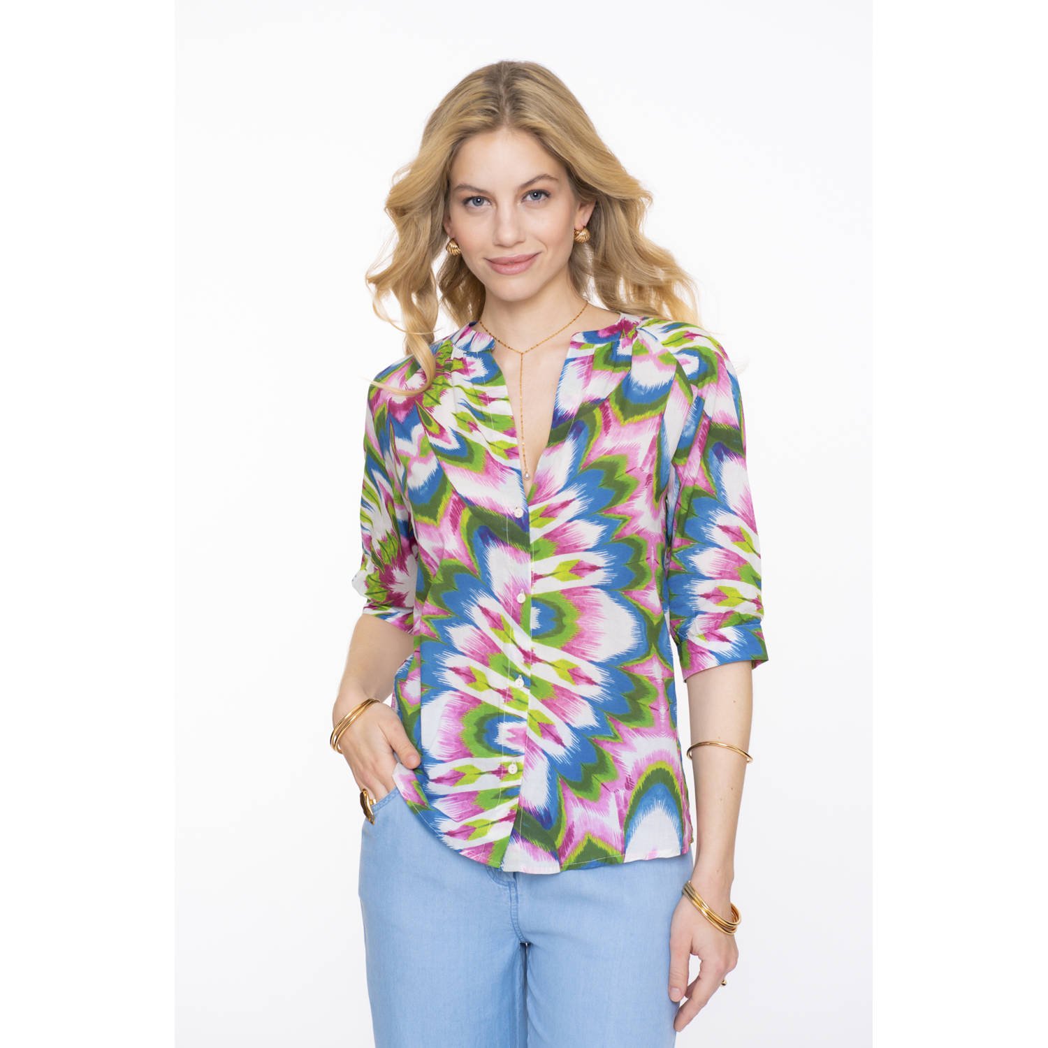 Geisha blouse geel