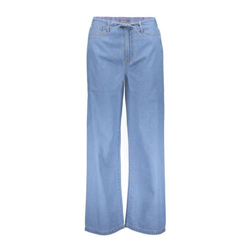 Geisha wide leg jeans light blue denim afbeelding