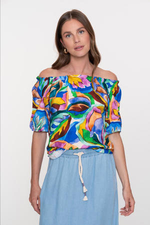 top blauw