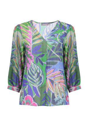 blousetop blauw