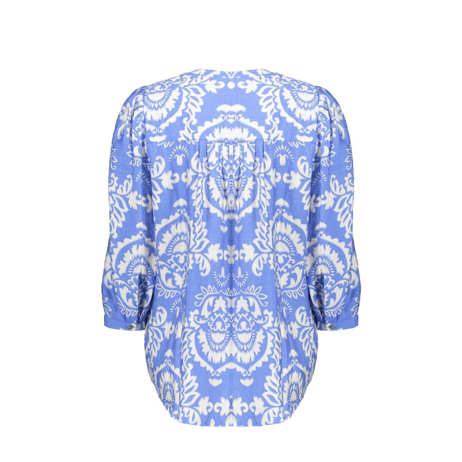 Geisha blouse blauw