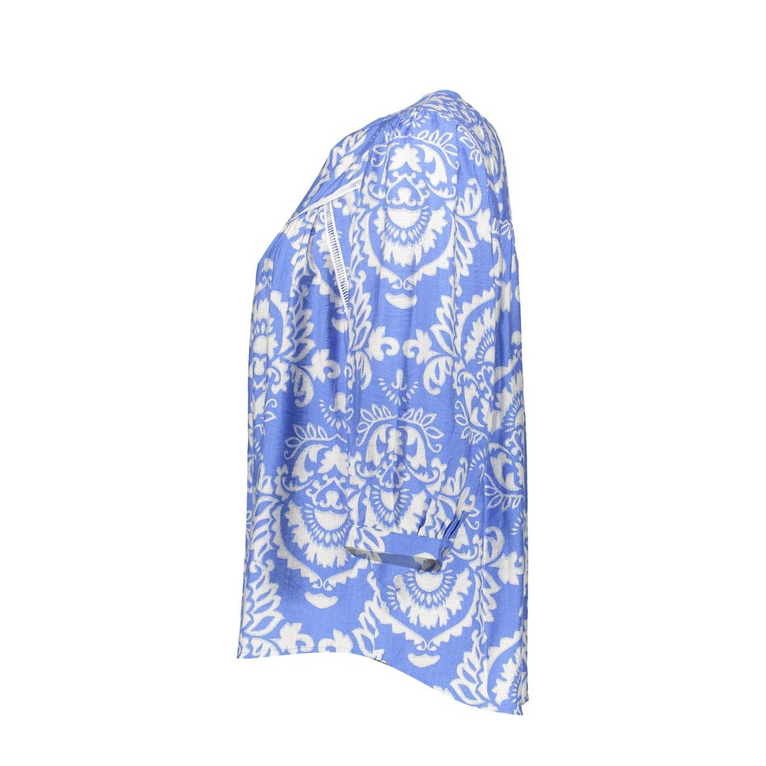 Geisha blouse blauw