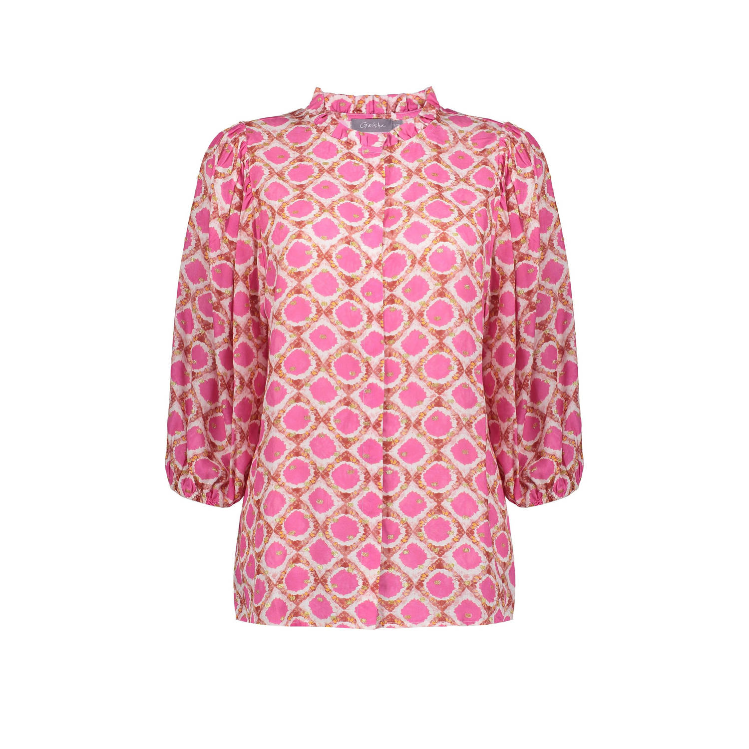 Geisha blouse fuchsia