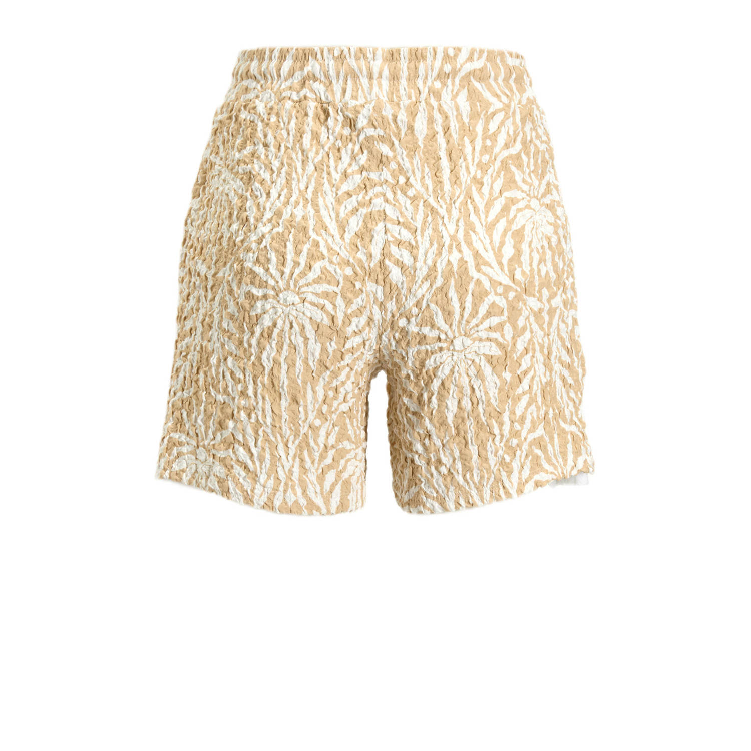 Tramontana straight regular waist casual short beige