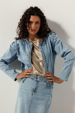 spijkerjas medium blue denim