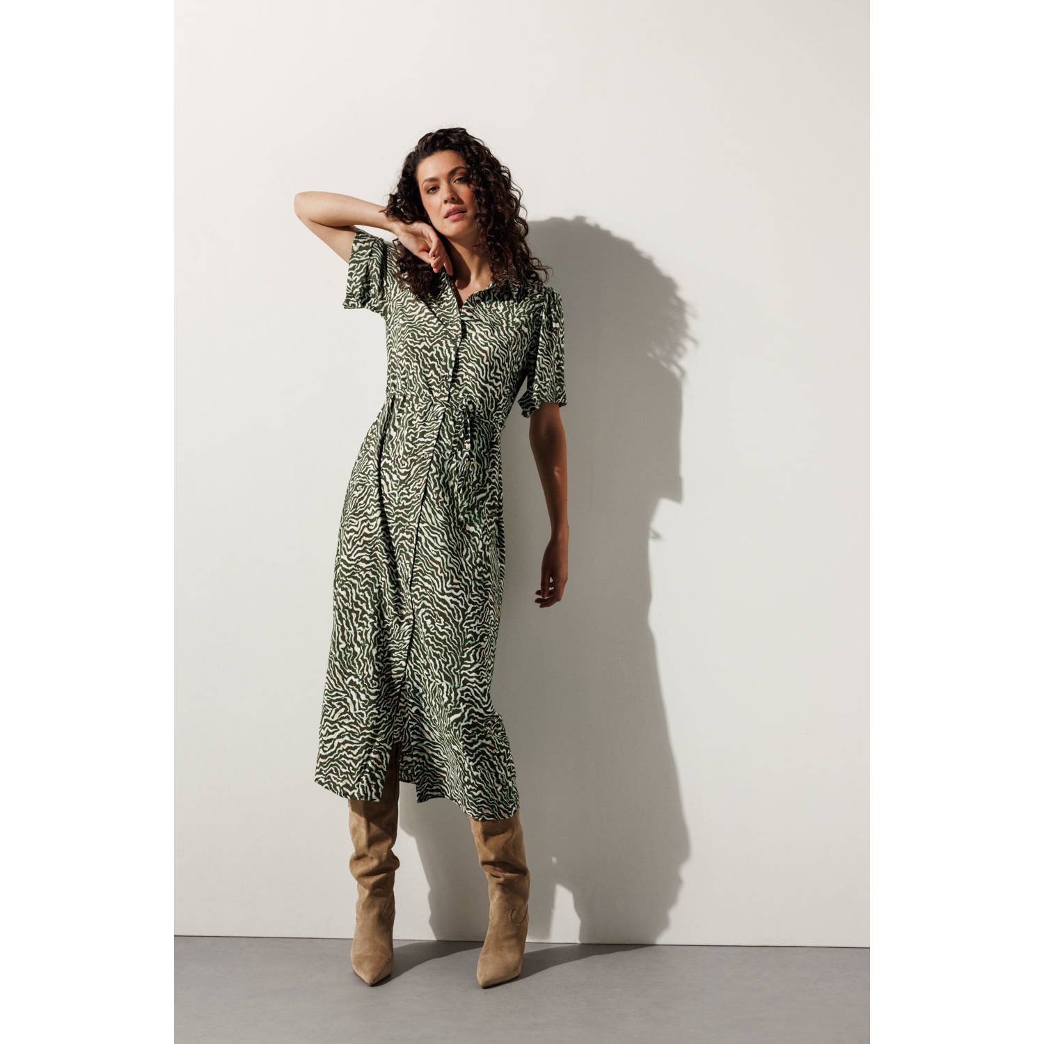 Tramontana blousejurk groen