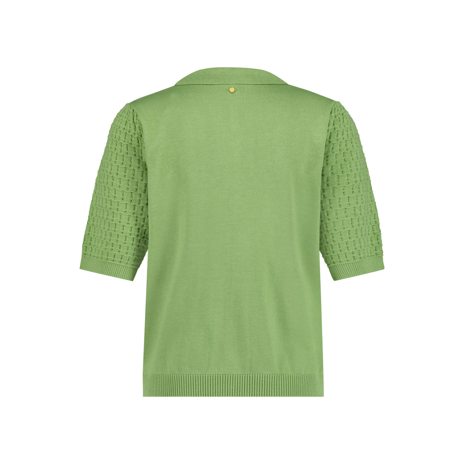 Tramontana vest groen fijn gebreid