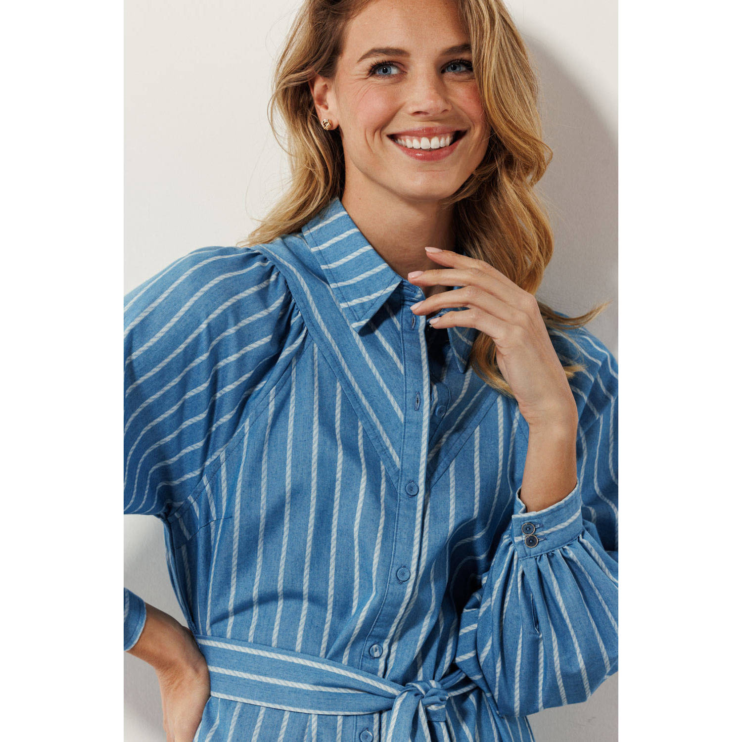 Tramontana blousejurk blauw
