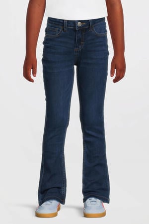 flared jeans donkerblauw