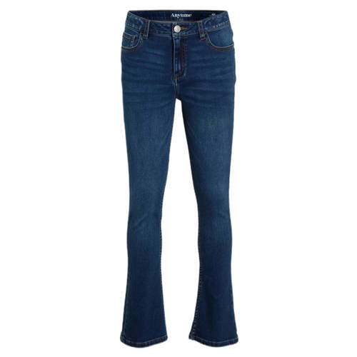 anytime flared jeans donkerblauw afbeelding