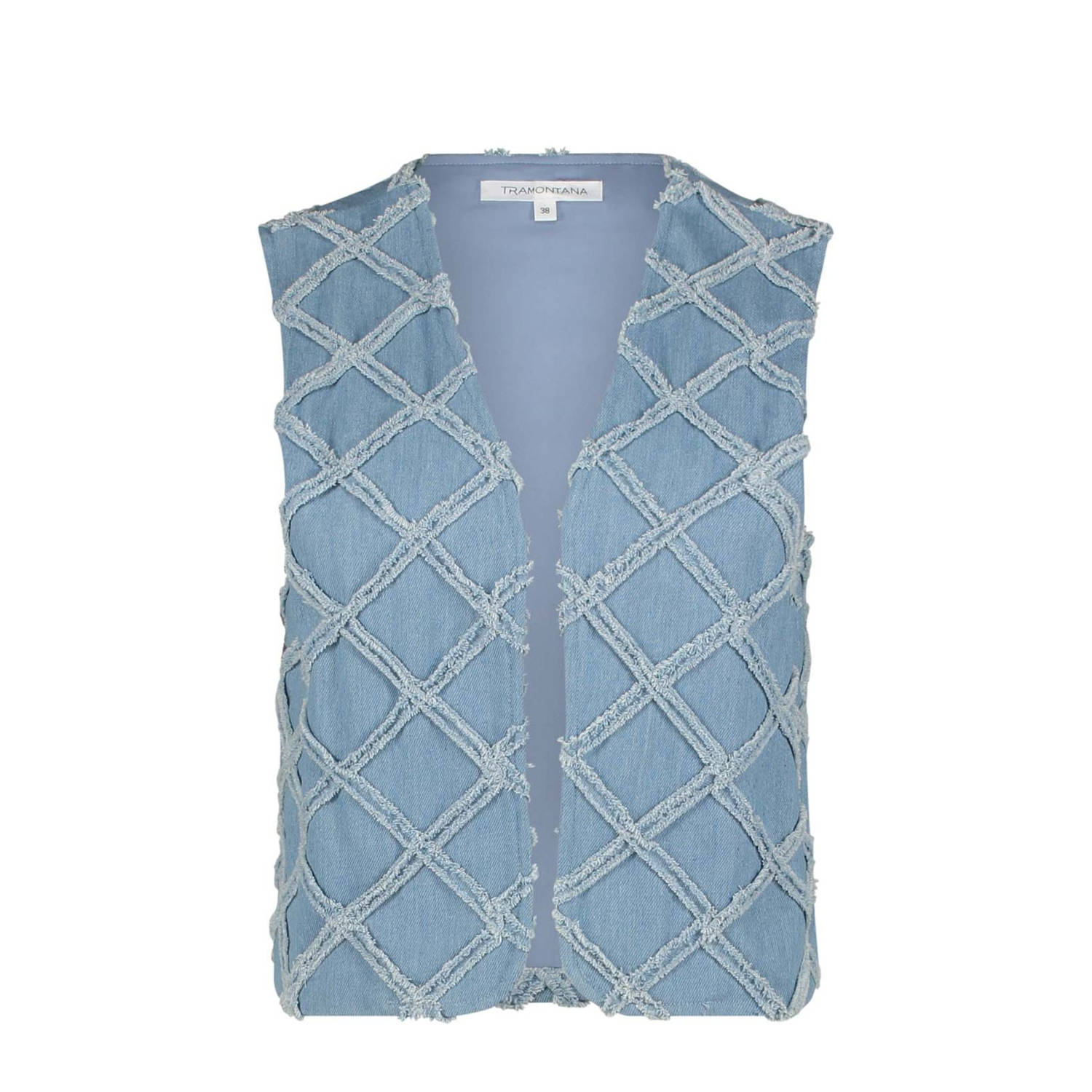 Tramontana denim gilet medium blue denim