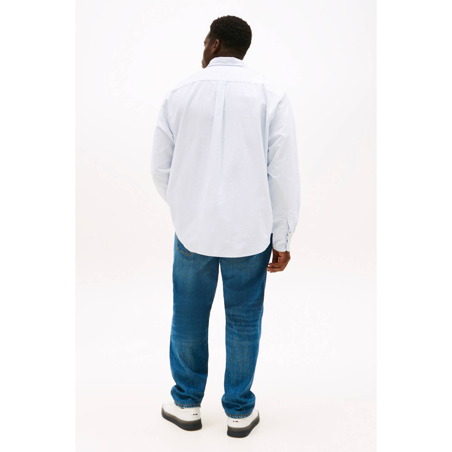 Tommy Hilfiger Big & Tall casual overhemd lichtblauw