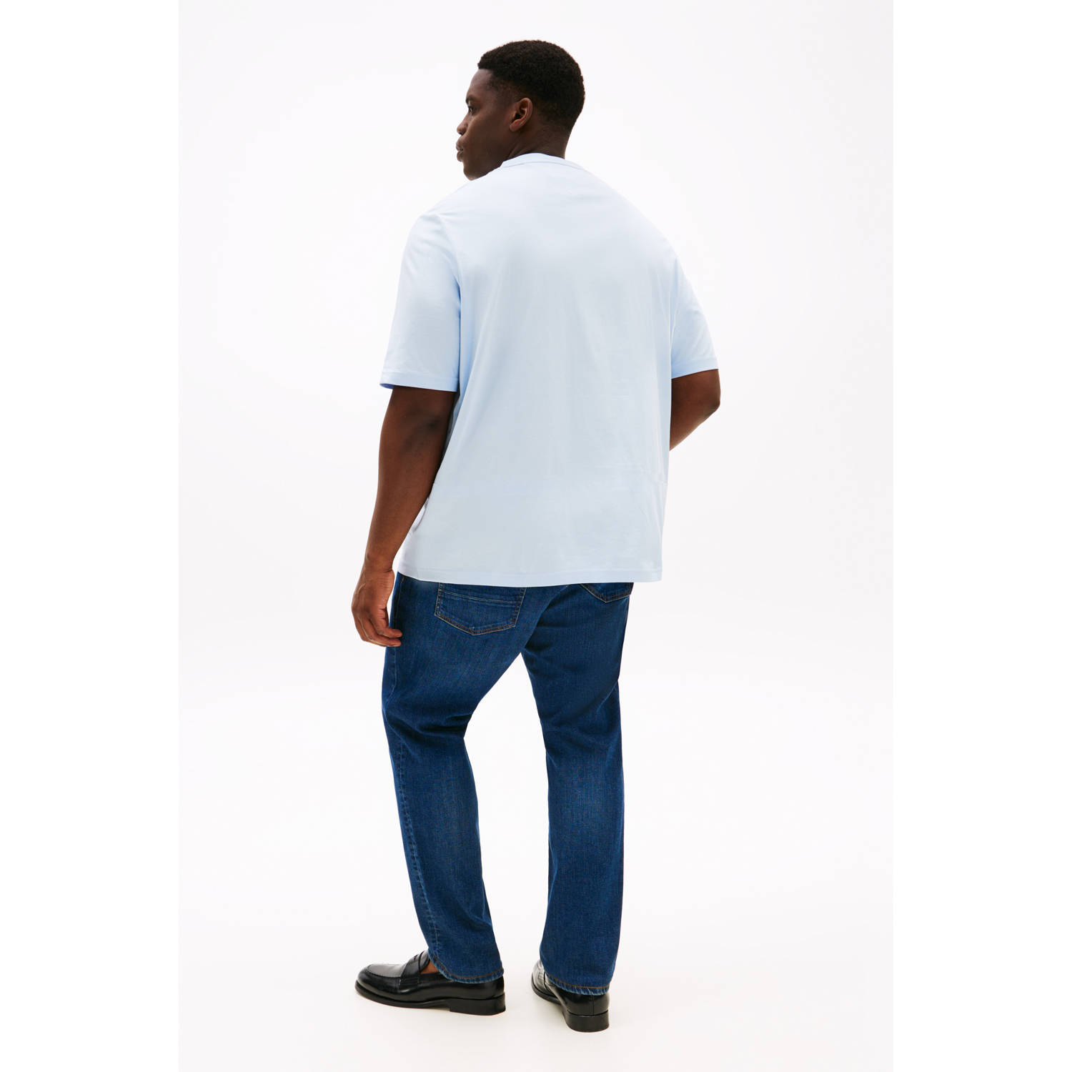 Tommy Hilfiger Big & Tall T-shirt lichtblauw