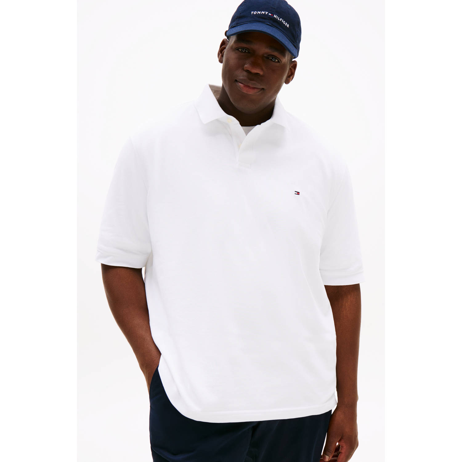 Tommy Hilfiger Big & Tall regular polo wit