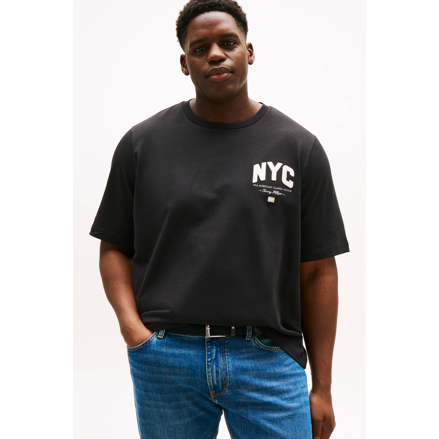 Tommy Hilfiger Big & Tall T-shirt zwart