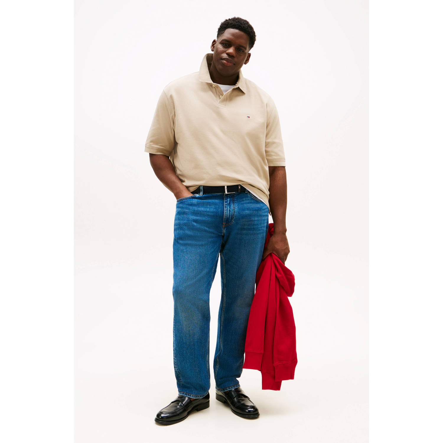 Tommy Hilfiger Big & Tall regular polo beige