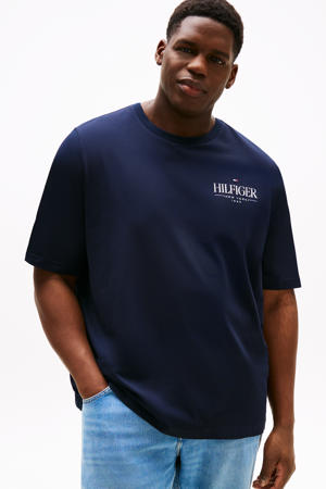 T-shirt donkerblauw