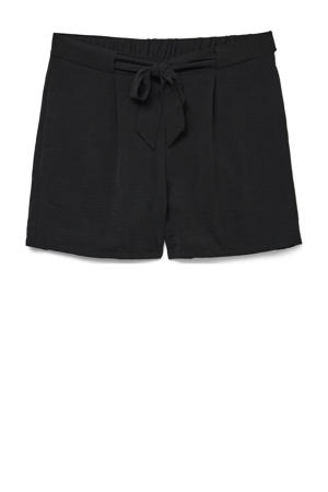 regular waist casual short zwart