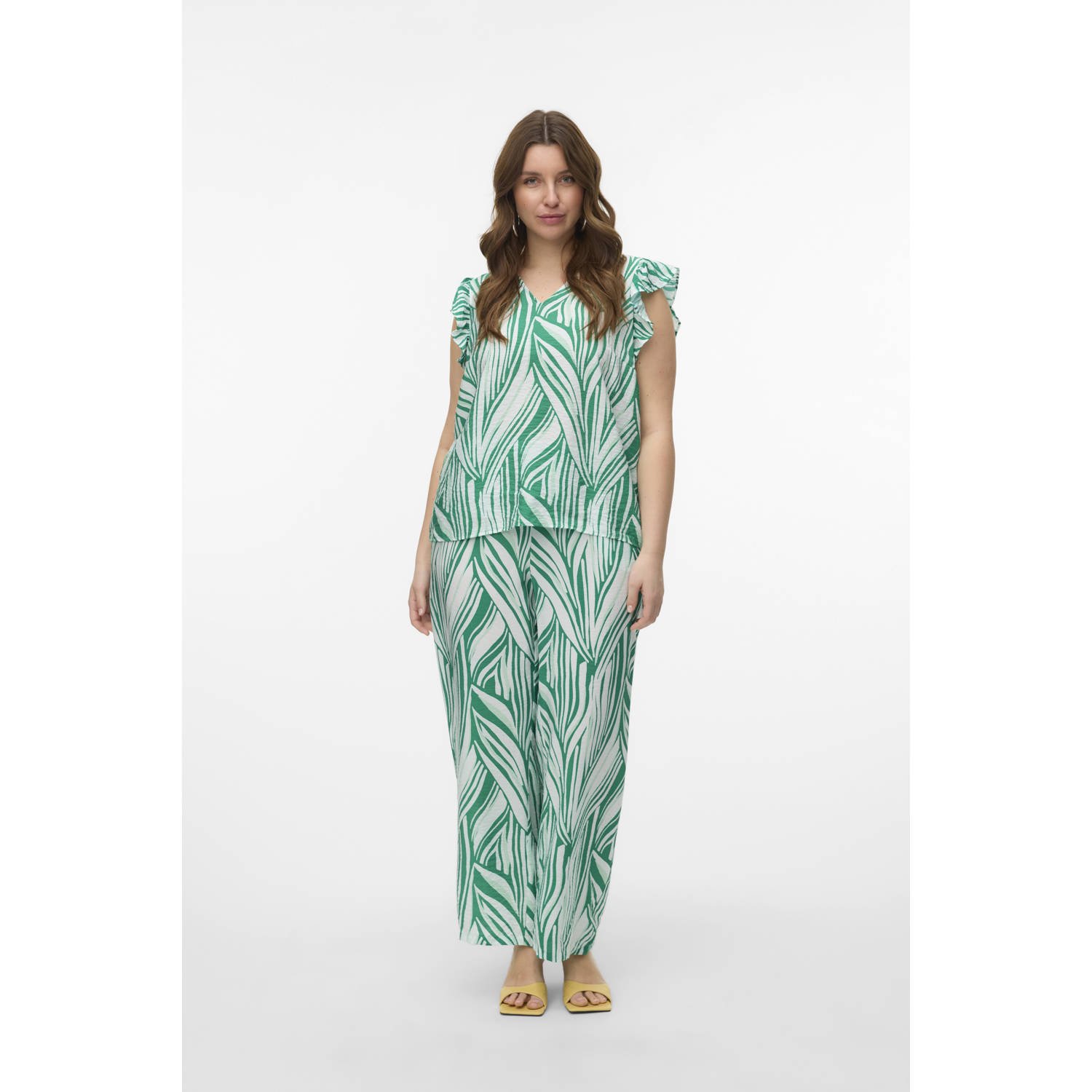 VERO MODA CURVE blousetop groen