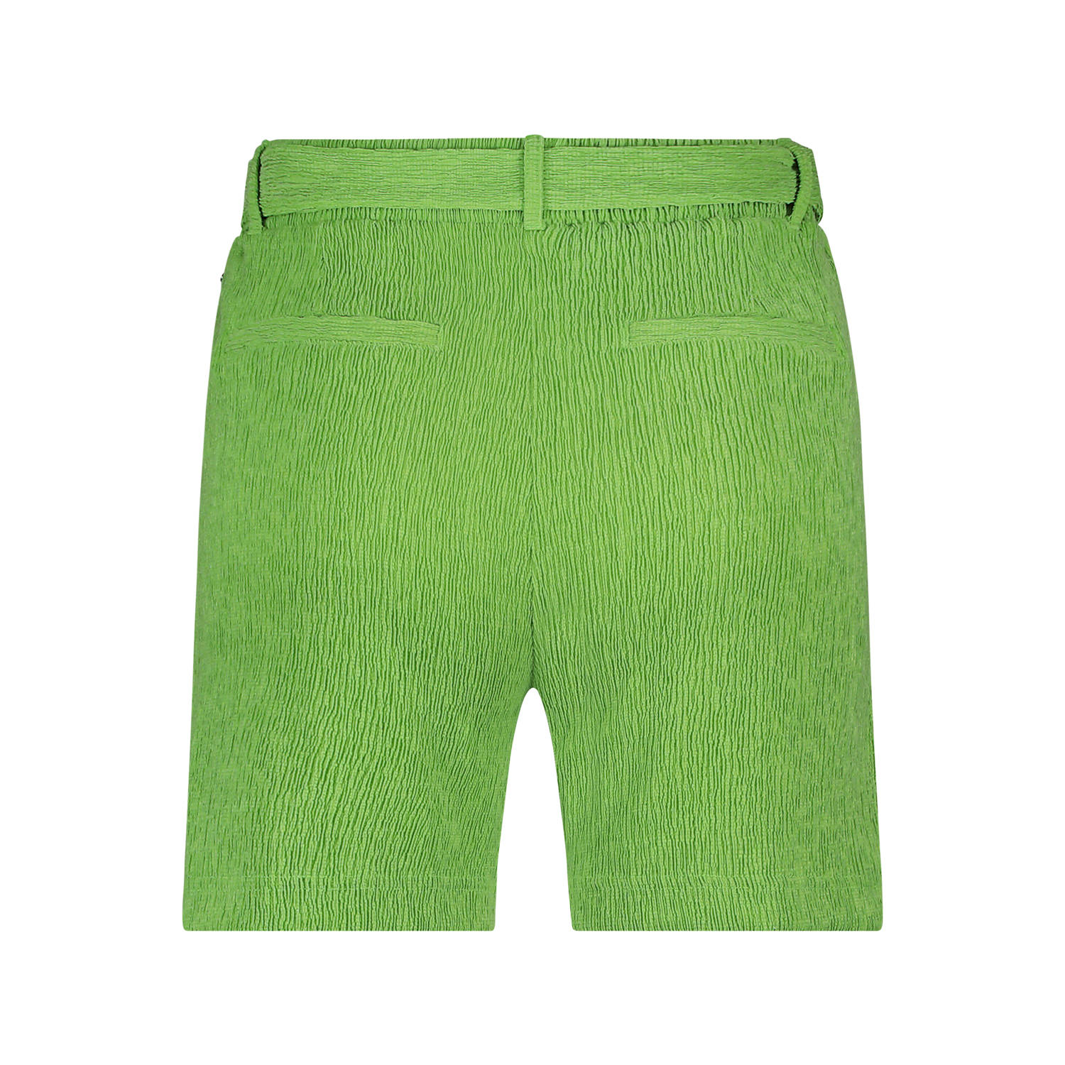 Tramontana straight regular waist casual short limegroen